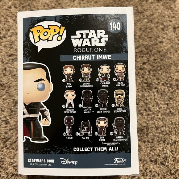 Star Wars Chirrut Imwe Pop Toy - Picture 7 of 7